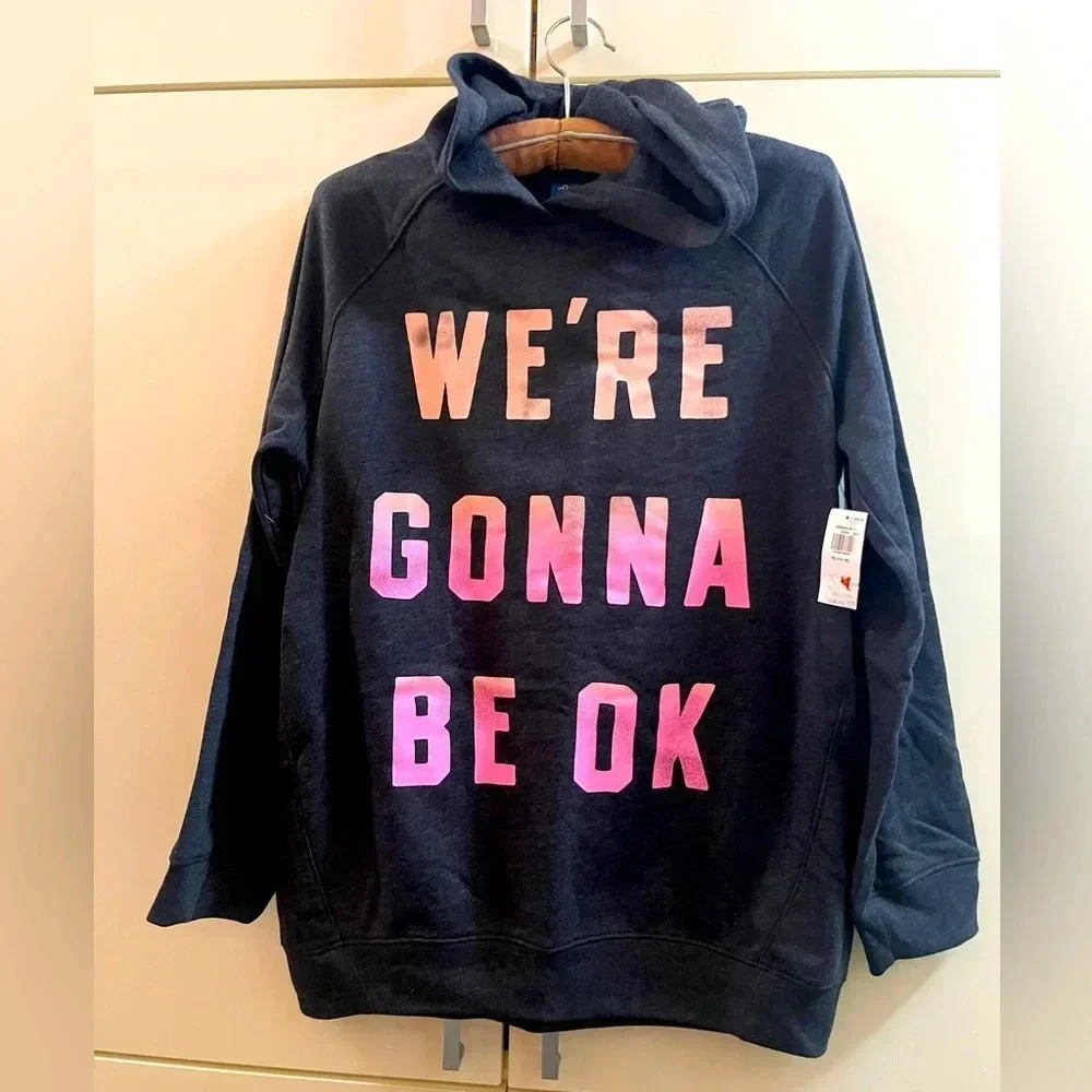Old navy hoodie sweatshirt kids teens grey size XL (14-16)